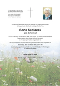 Berta Sedlacek